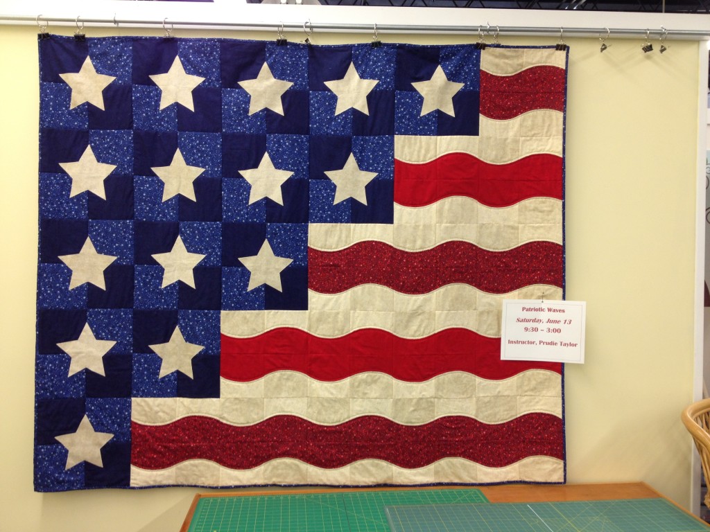The Class Sample … this is what my quilt will look like